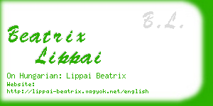 beatrix lippai business card